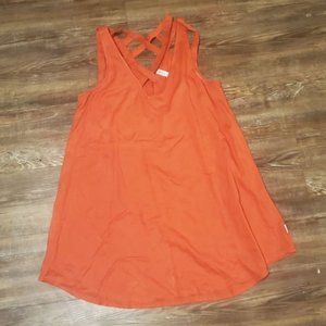 Women's small RVCA orange dress